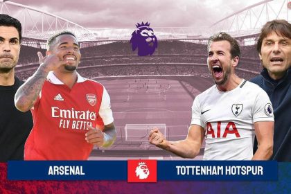 Potret Arsenal vs Tottenham (Source Instagram FootTheBall)