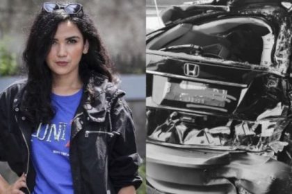 Potret Dinda Kanya Dewi dan Mobil yang Ditumpanginya