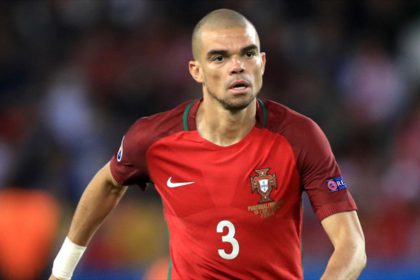 Potret Pepe saat bermain di Timnas Portugal